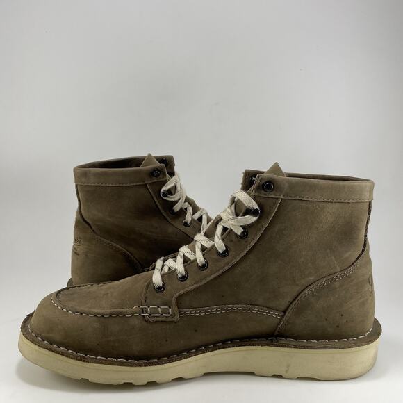 DANNER Bull Run Lux Moc Toe 6" Leather Boots Womens Size 9.5 M Brown Wedge Sole - Picture 11 of 11